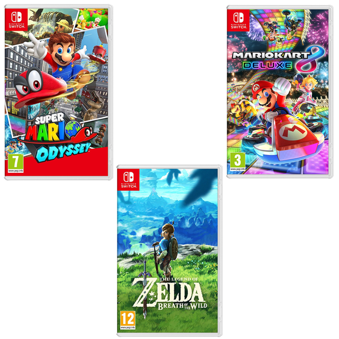pack jeux switch mario zelda