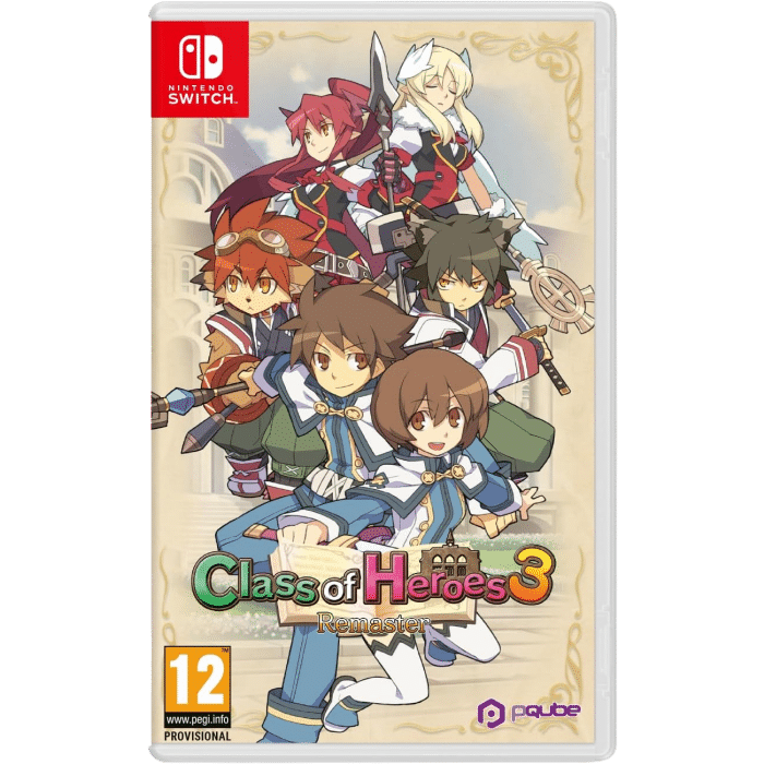 class of heroes 3 remaster sur switch visuel produit