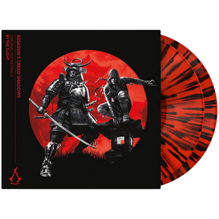 vinyles assassins creed shadows album double visuel produit