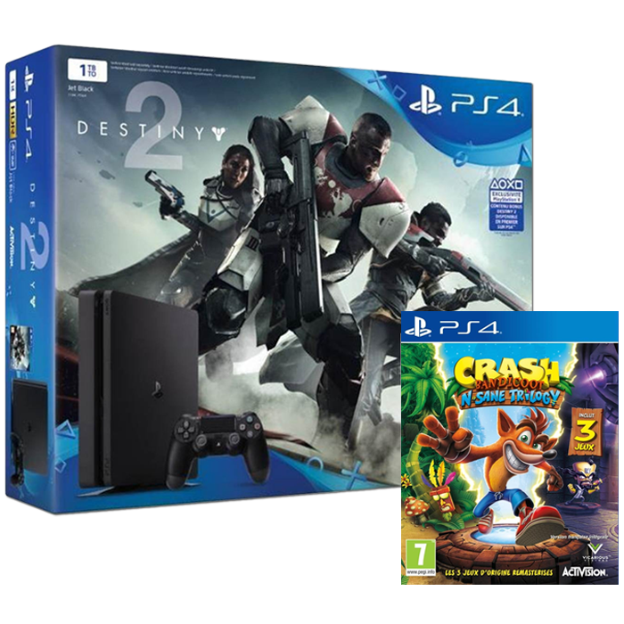 pack-ps4-slim-1-To-destiny-2-crash bandicoot n sane trilogy