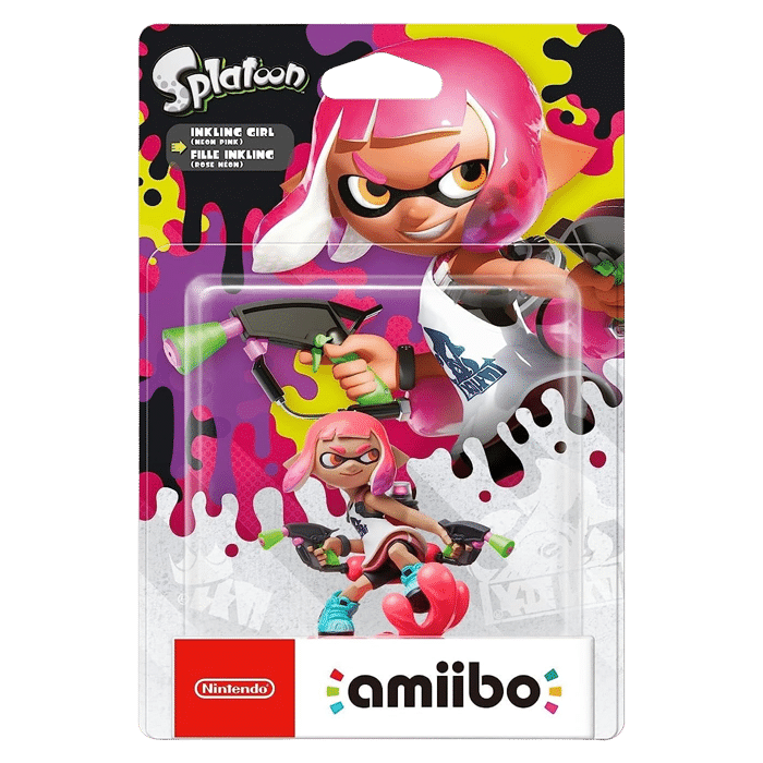 Amiibo Splatoon Fille Inkling Rose Néon produit def