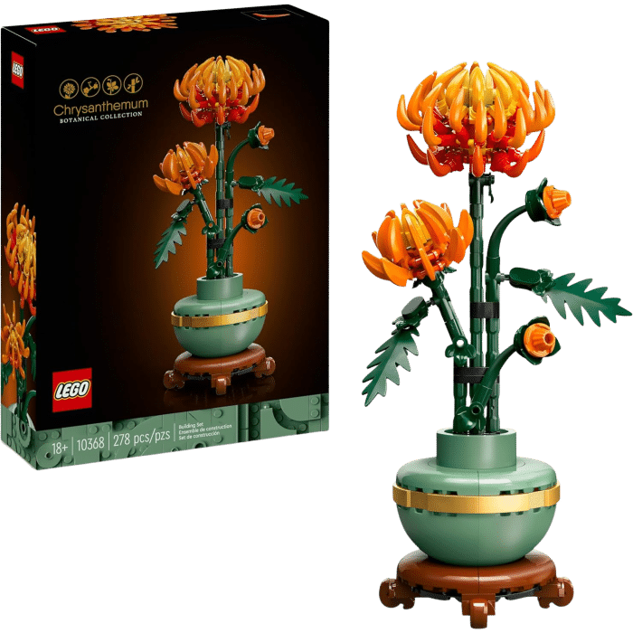 lego 10368 botanicals le chrysantheme visuel produit
