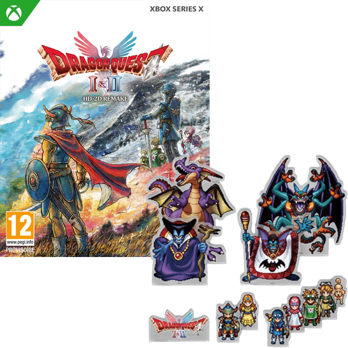 dragon quest 1 et 2 hd 2d remake collector xbox visuel produit