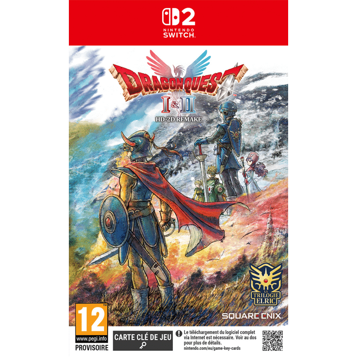 dragon quest 1 et 2 hd 2d remake switch 2 visuel produit