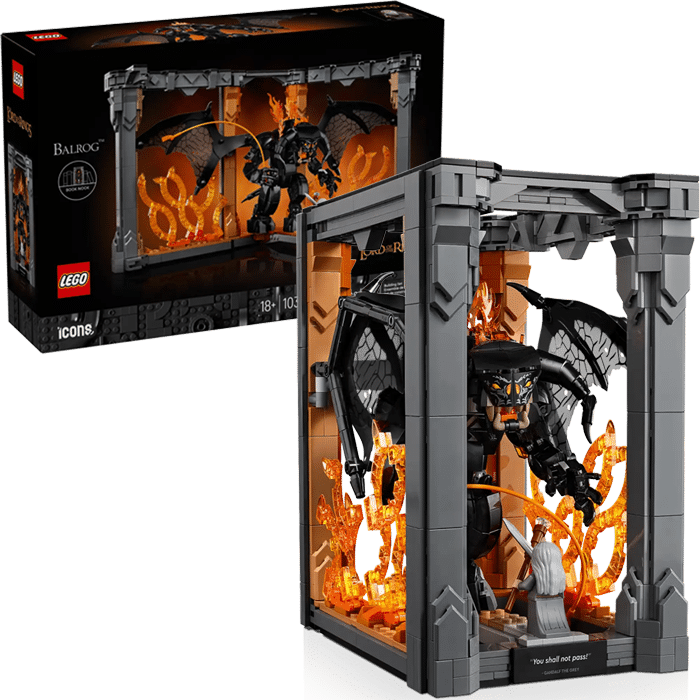lego le seigneur des anneaux book nook balrog 10367 visuel produit