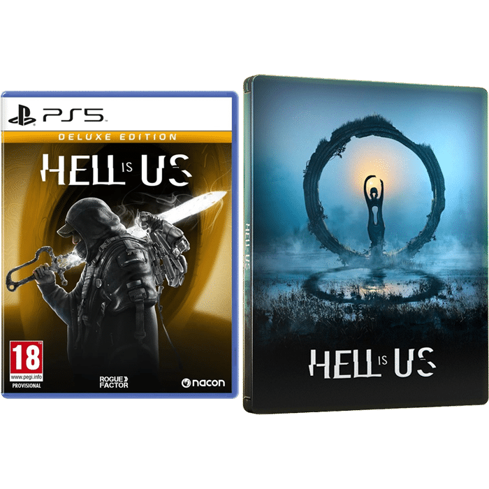 hell is us deluxe edition ps5 steelcase metal case produit