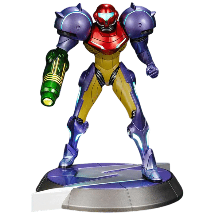 figurine f4f metroid samus gravity suit collector visuel produit