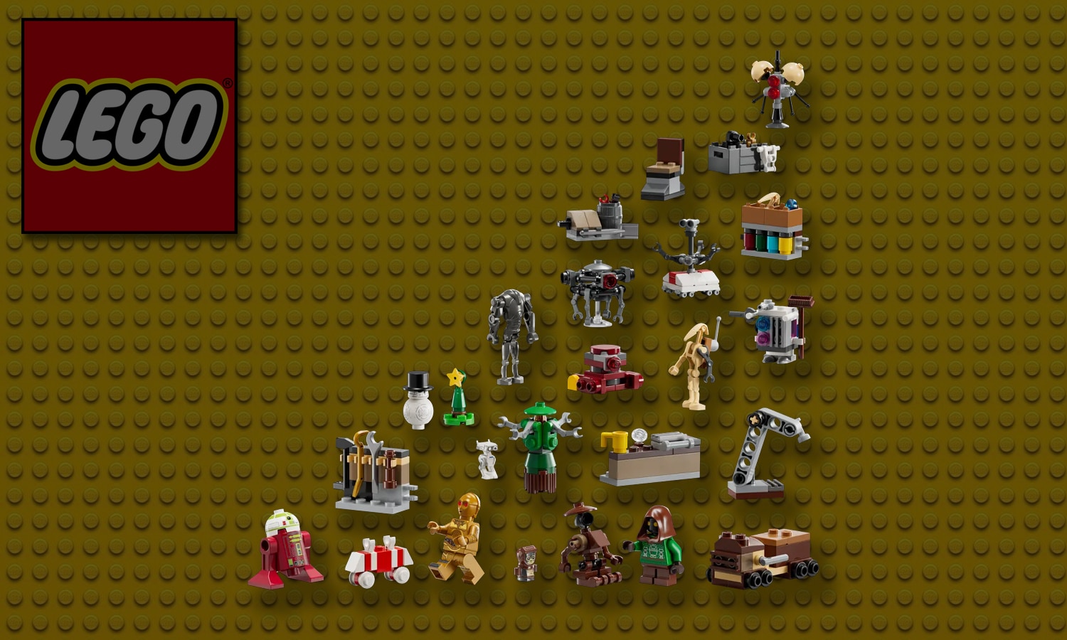 visuel slider lego star wars calendrier de l'avent 2025 figurines