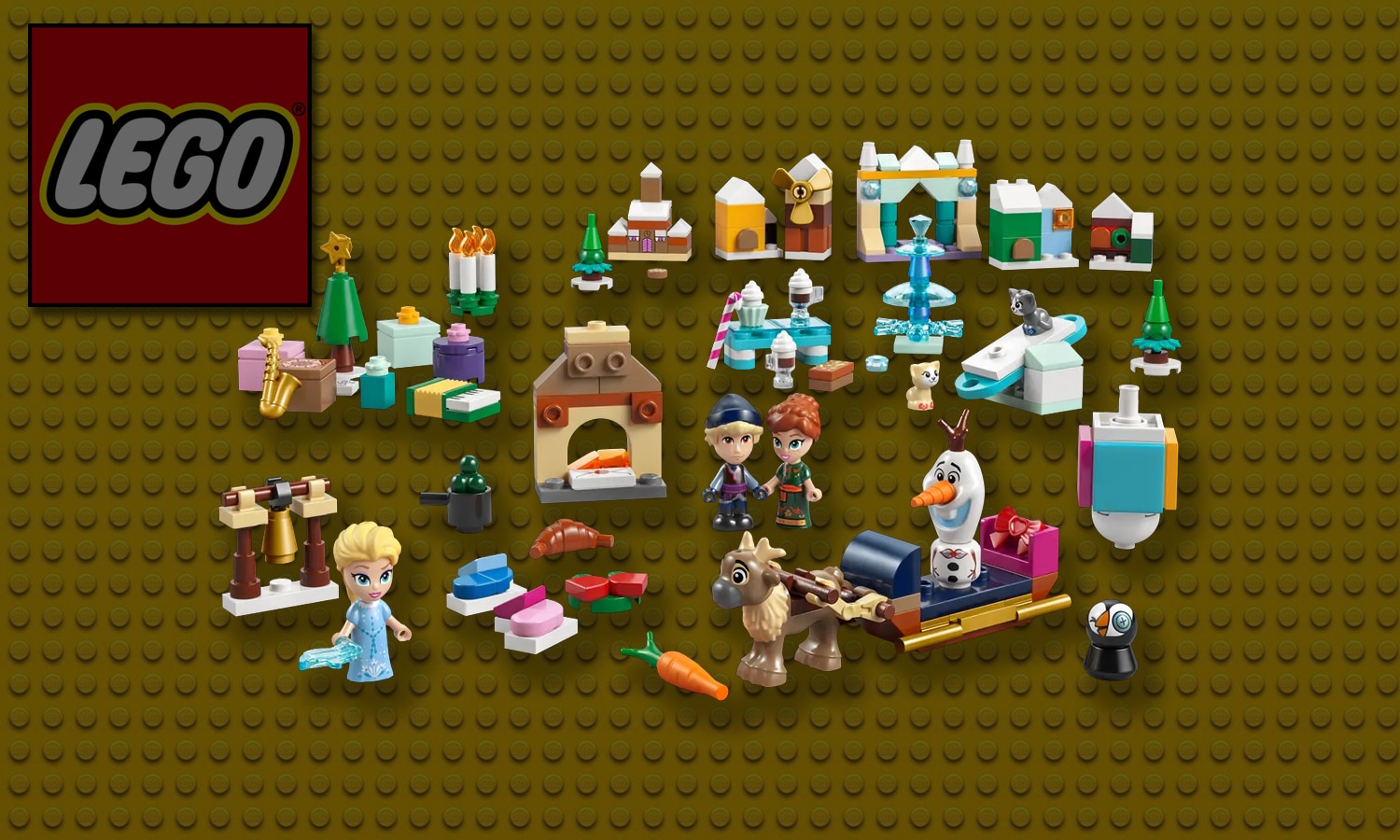 visuel slider lego disney le calendrier de l’avent 2025 figurines