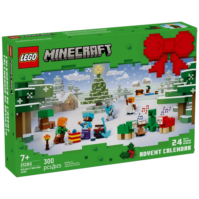 lego minecraft le calendrier de l'avent 2025 visuel produit