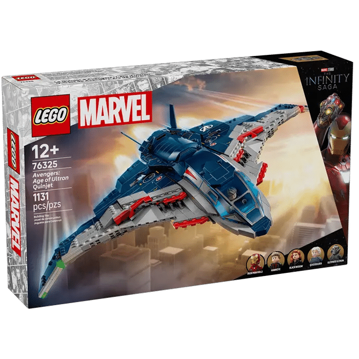 lego marvel quinjet avengers ere dultron visuel produit