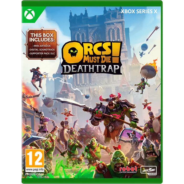 orcs must die deathtrap xbox series x visuel produit