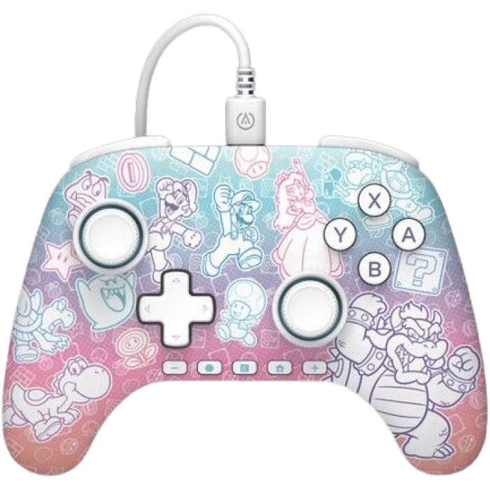 manette filaire powera mushroom kingdom switch 2 visuel produit