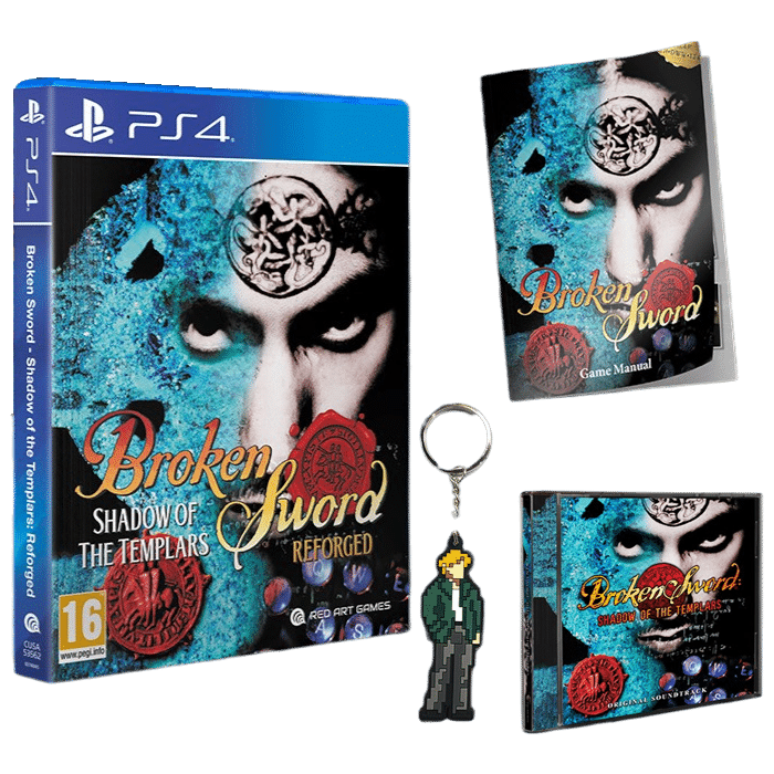 broken sword shadow of the templars reforged deluxe ps4 visuel produit