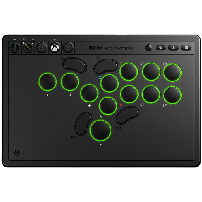 8bitdo arcade controller sur xbox visuel produit