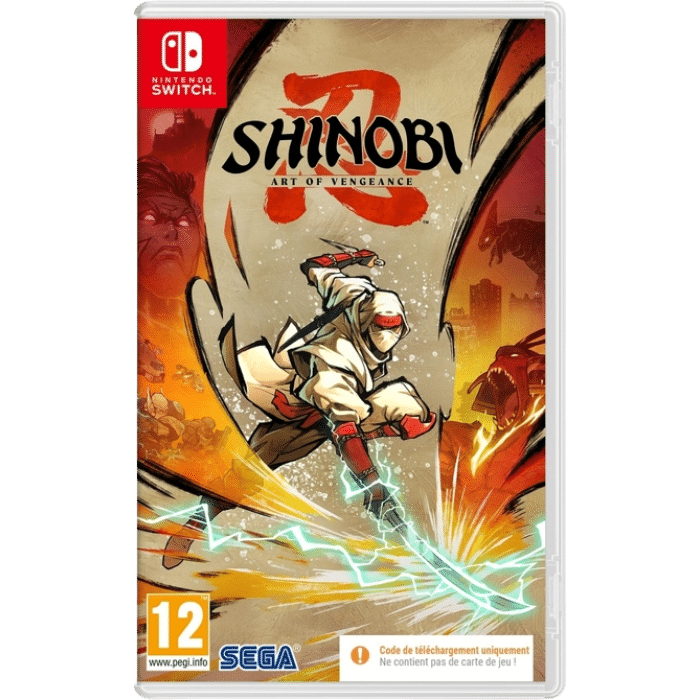 shinobi art of vengeance switch code visuel produit