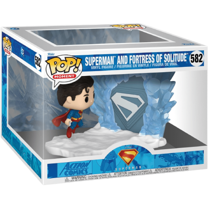 funko pop moment superman fortress of solitude visuel produit