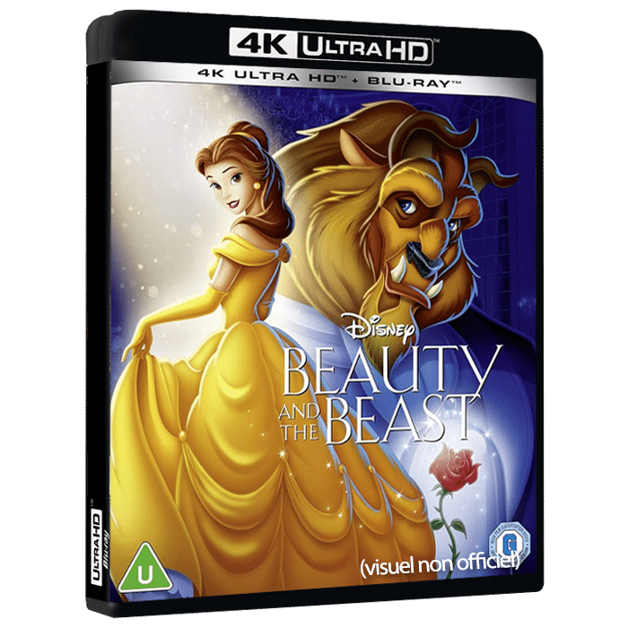 la belle et la bete blu ray 4k visuel produit