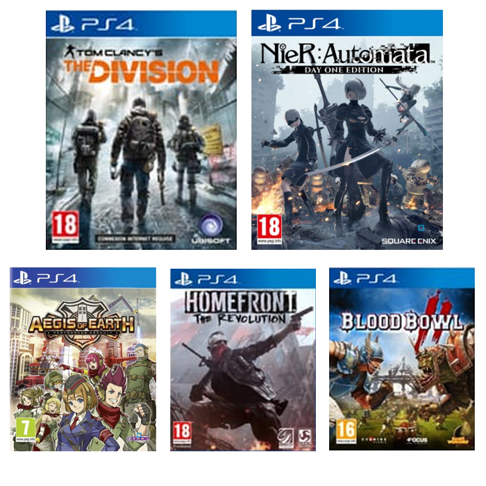 pack jeux ps4 nier automata