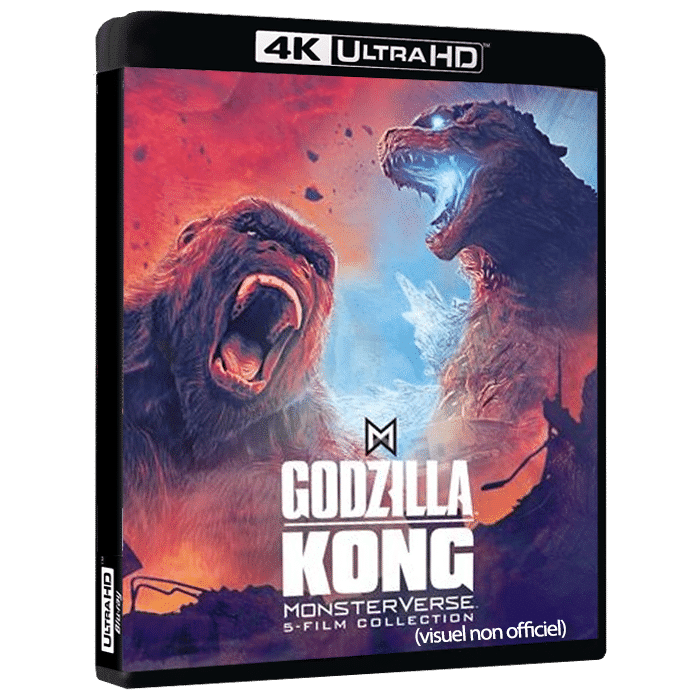 monsterverse 5 films blu ray 4k visuel produit