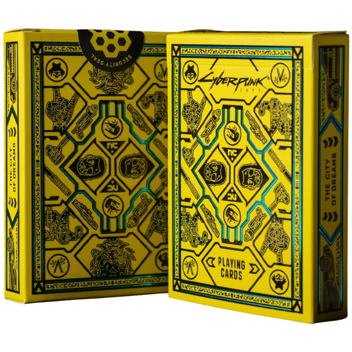 cartes a jouer collector cyberpunk 2077 visuel produit