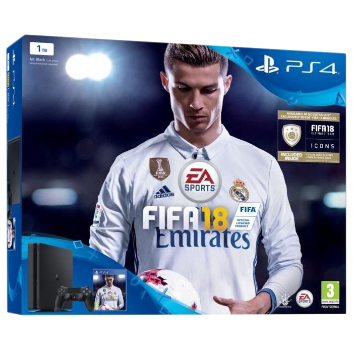 ps4 slim 1 To fifa 18 ronaldo face