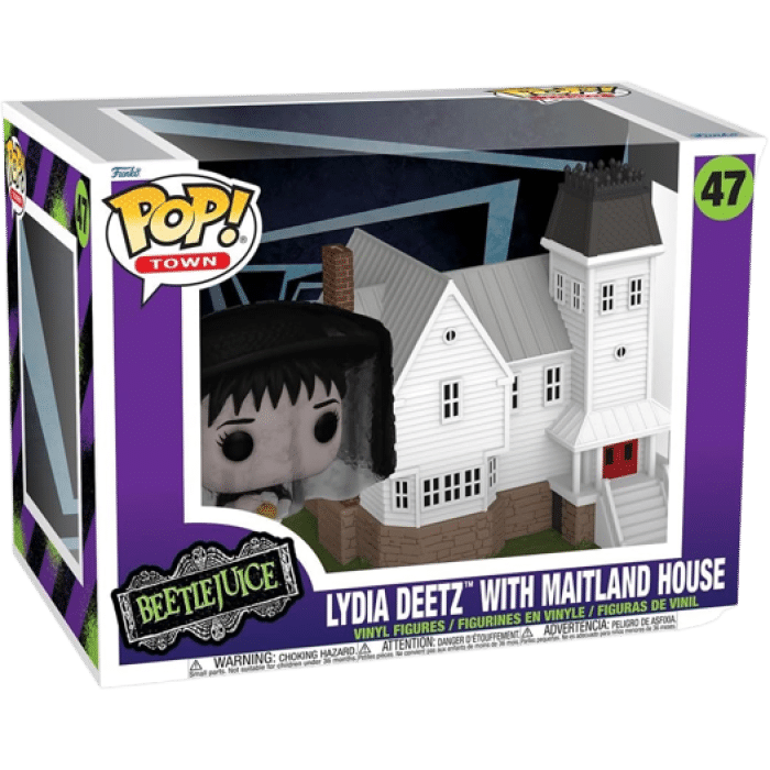 funko pop town beetlejuice lydia deetz with maitland house visuel produit