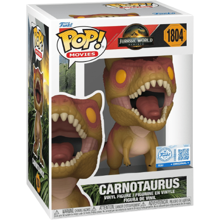 funko pop jurassic world renaissance carnotaurus visuel produit