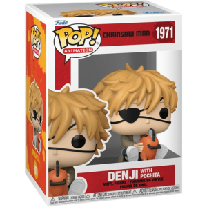 funko pop chainsaw man denji avec pochita visuel produit