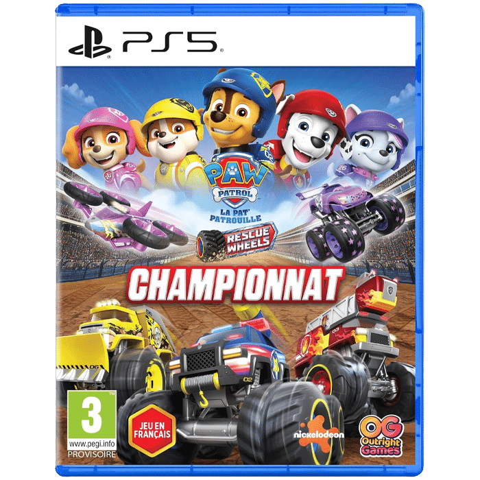 PAW Patrol Rescue Wheels Championnat sur PS5 produit def 1