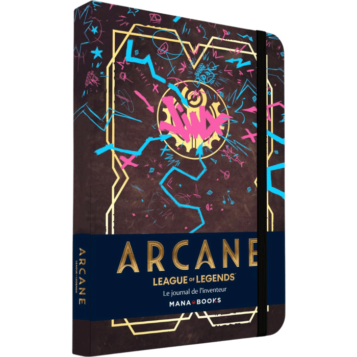 carnet officiel arcane journal de linventeur visuel produit