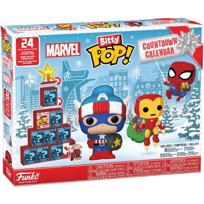 calendrier de lavent funko marvel 2025 visuel produit