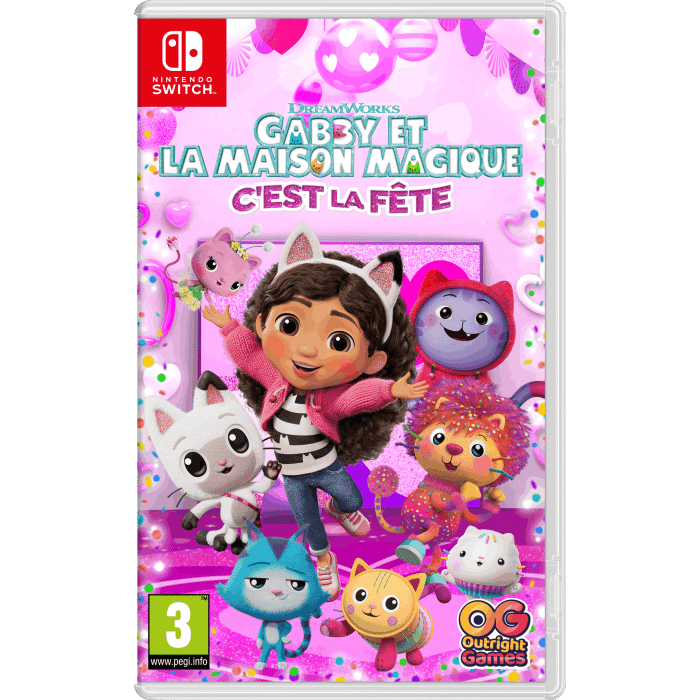 gabby et la maison magique sur switch visuel produit