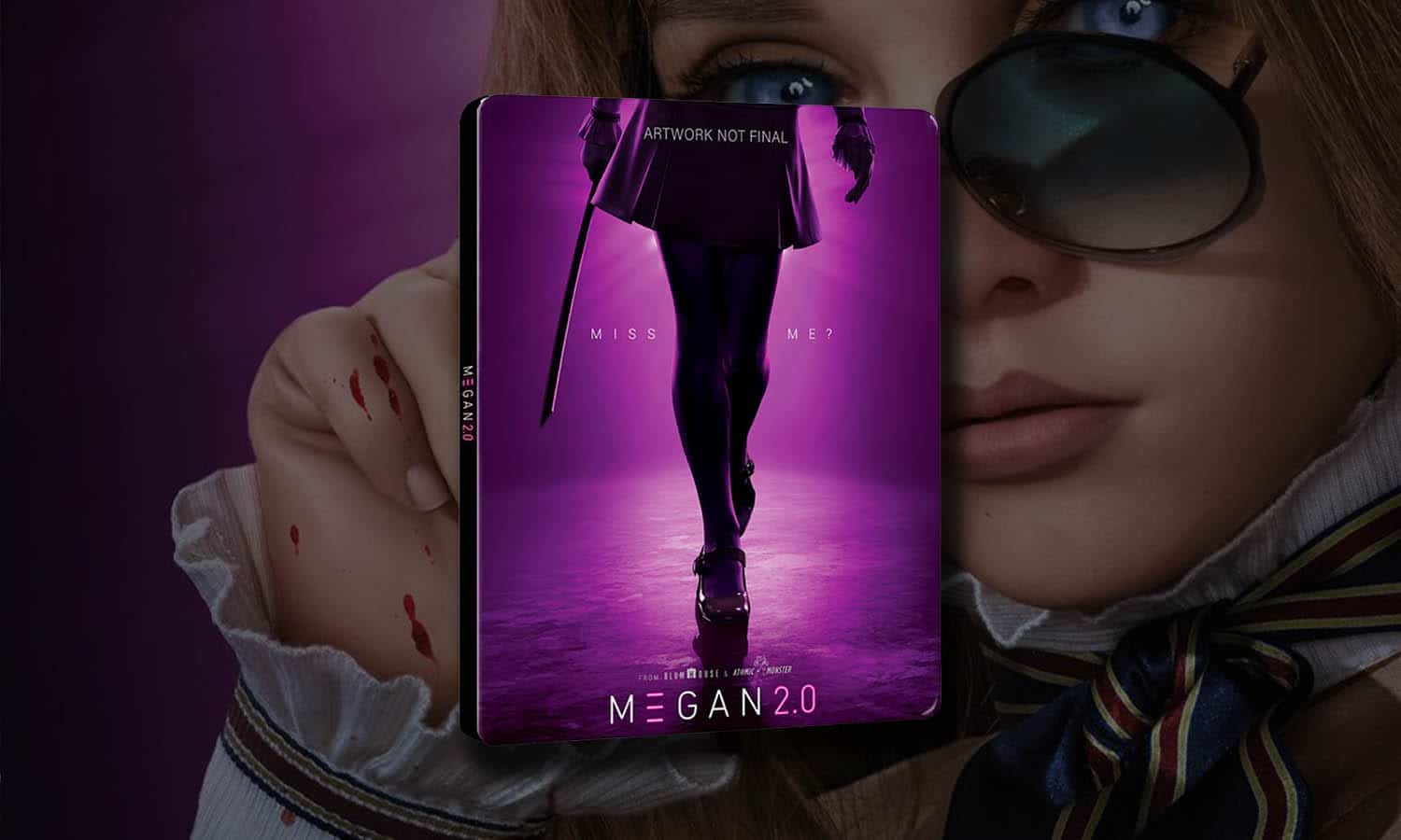 SLIDER Megan 2.0 Steelbook Blu Ray 4K provisoire v2