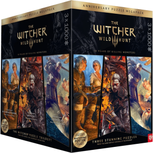 the witcher 3 anniversary puzzle trilogy visuel produit