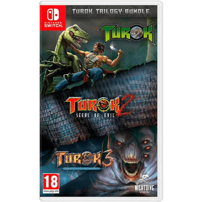 turok trilogy bundle sur switch visuel produit
