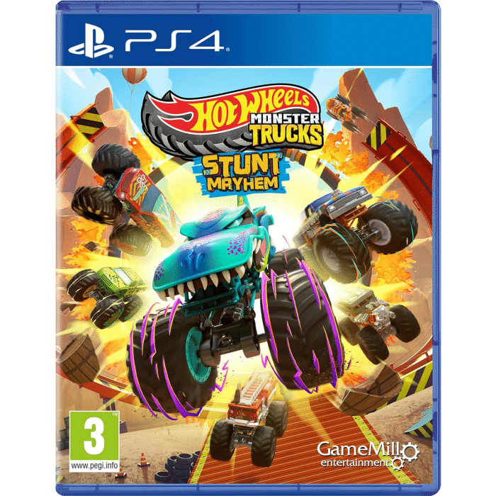 hot wheels monster trucks stunt mayhem sur ps4 visuel produit