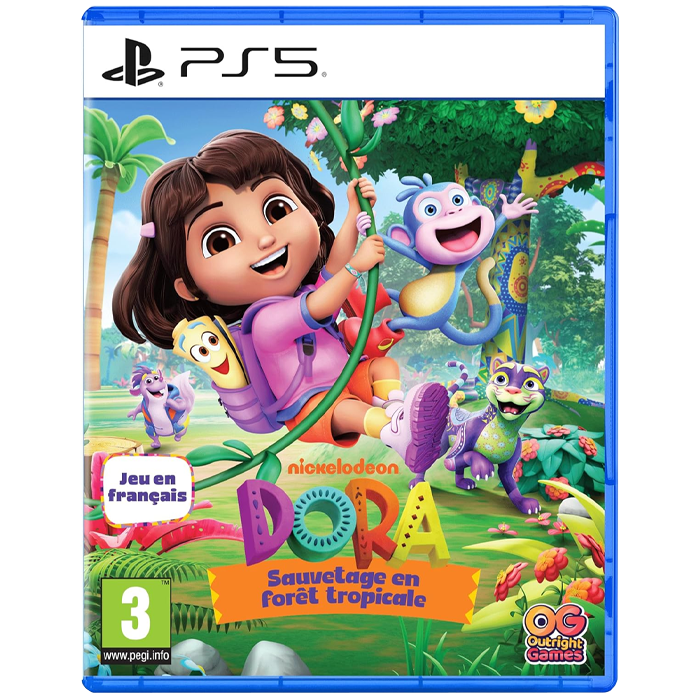 dora sauvetage en foret tropicale sur ps5 visuel produit