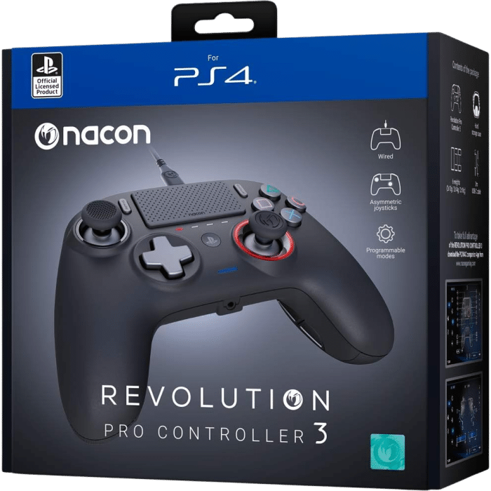 nacon revolution pro 3 controller ps4 noir visuel produit