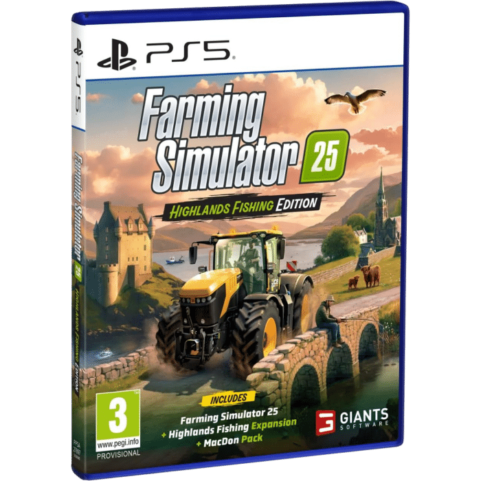 farming simulator 25 highlands fishing edition ps5 visuel produit