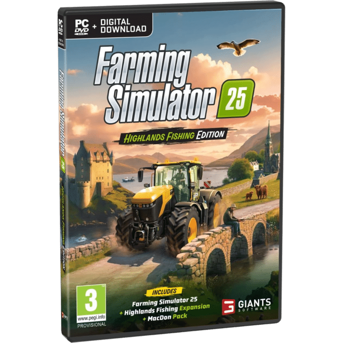 farming simulator 25 highlands fishing edition sur pc visuel produit