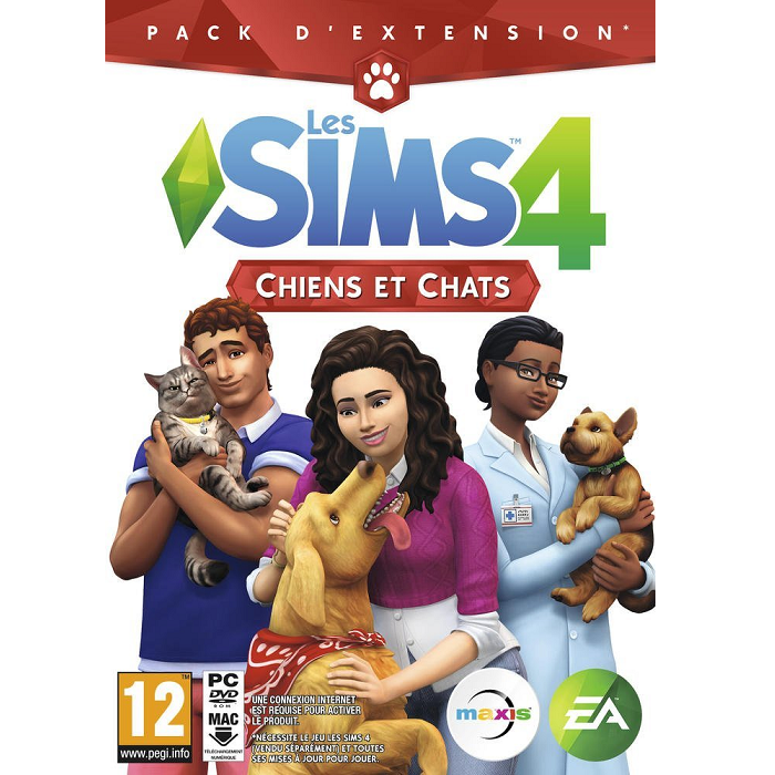 LES SIMS 4 chiens et chats pas cher