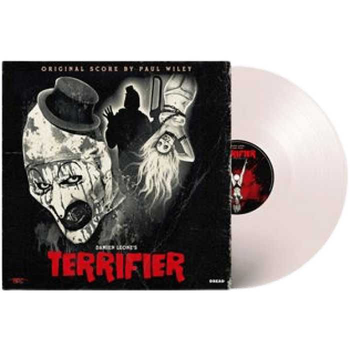 vinyle blanc terrifier edition limitee visuel produit