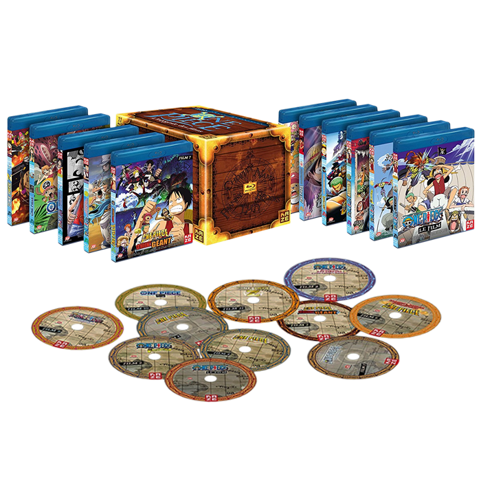 One Piece intégrale 11 films en Blu Ray copie