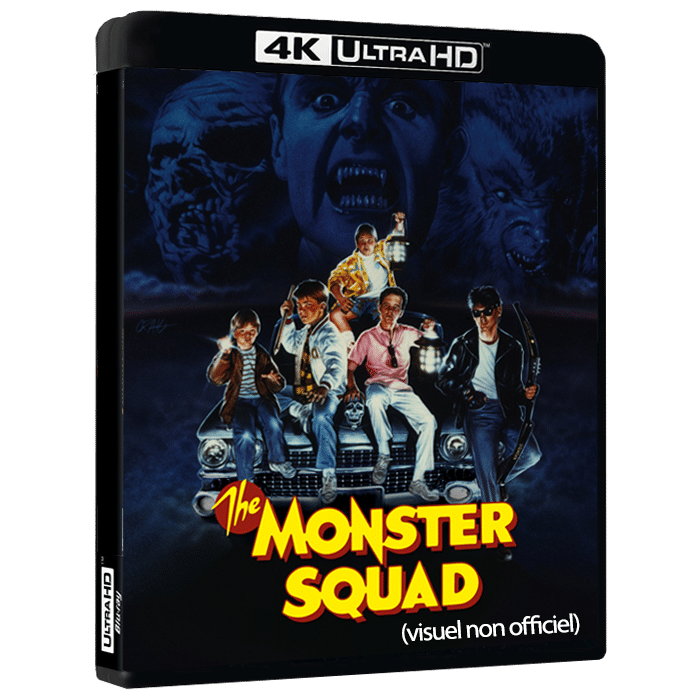 the monster squad en blu ray 4k visuel produit