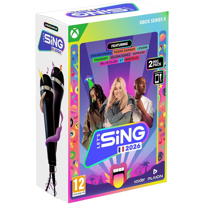 lets sing 2026 avec 2 micros xbox series visuel produit