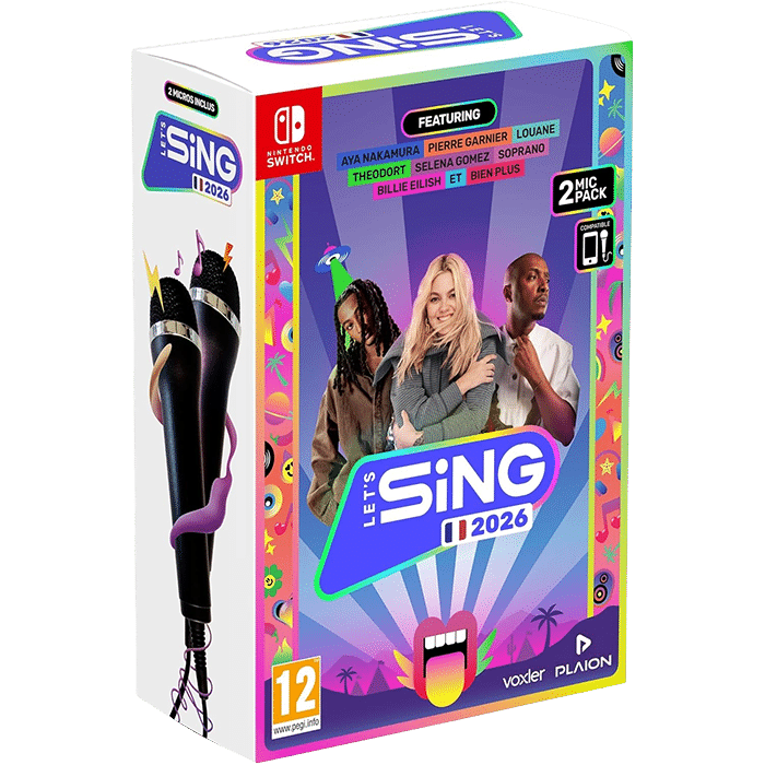 lets sing 2026 avec 2 micros switch visuel produit
