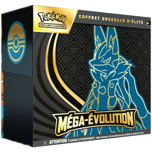 etb pokemon mega evolution lucario visuel produit