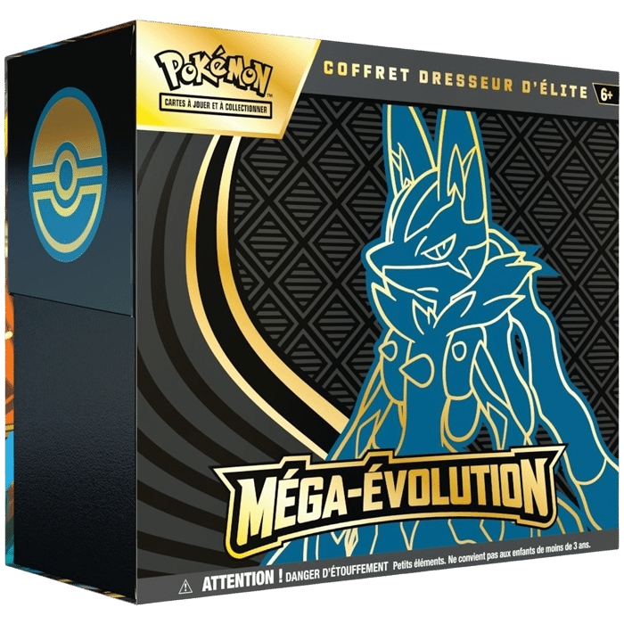 etb pokemon mega evolution lucario visuel produit
