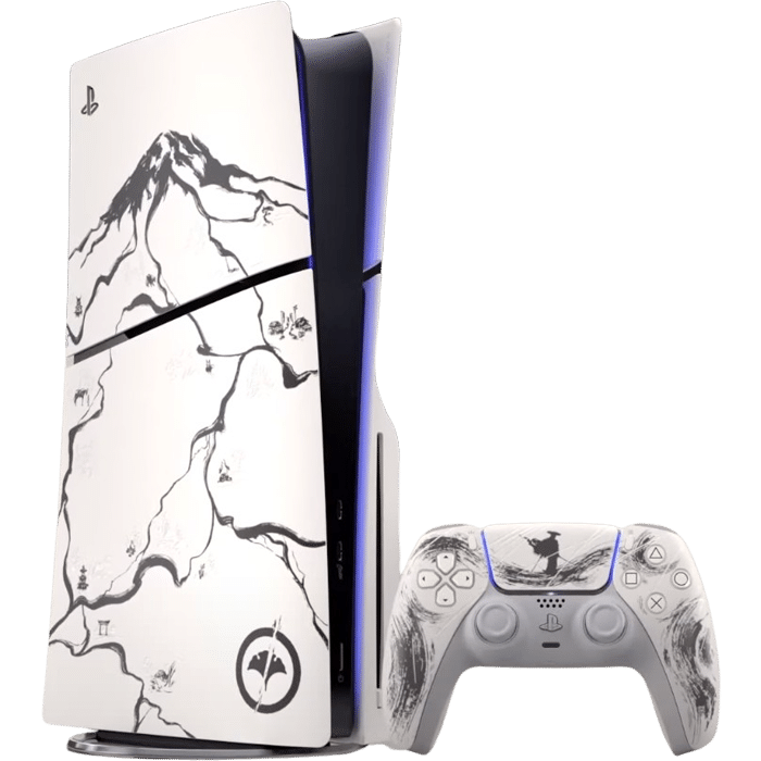console ps5 ghost of yotei noir visuel produit